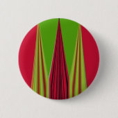 RED GOLDEN GREEN RONDE BUTTON 5,7 CM (Voorkant)