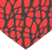 Red gothic Organic Web Pattern Medium Table Runner Tafelloper (Hoek)