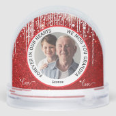 Red Grandpa Forever in Our Hearts Memorial  (Arrière)