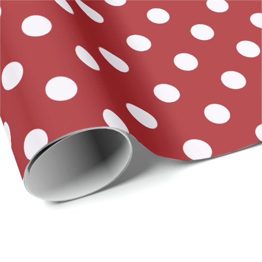 Red , Green, and White Snowflake Lane Christmas Cadeaupapier (Rol Hoek)