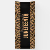 Red Green Black Independence Day JUNETEENTH Spandoek (Verticaal)