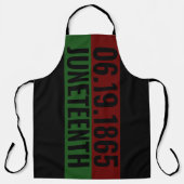 Red Green Black Pan African June 19 Juneteenth Schort (Voorkant)