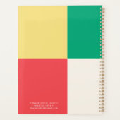 Red Green Blue Bold Year Color Block Planner (Dos)