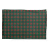 Red Green Buffalo Plaid Pillow Hoesje voor Kerstmi Kussensloop (Achterkant)
