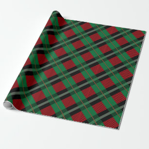 Red Green Buffalo Pset Tartan Kerstmis Cadeaupapier