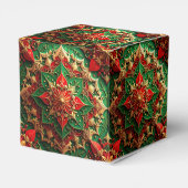 Red Green Decorative Holiday Favor Box Bedankdoosjes (Achterkant)