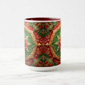 Red Green Decorative Holiday Mug (Centre)
