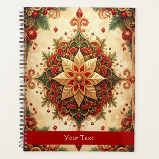 Red Green Decorative Holiday Planner (Voorkant)