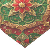 Red Green Decorative Holiday Table Runner Medium Tafelloper (Hoek)