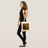 Red Green Decorative Holiday Tote Bag (Devant (modèle))