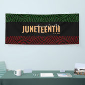 Red Green Emancipation Day June 19 JUNETEENTH Spandoek (Beurs)