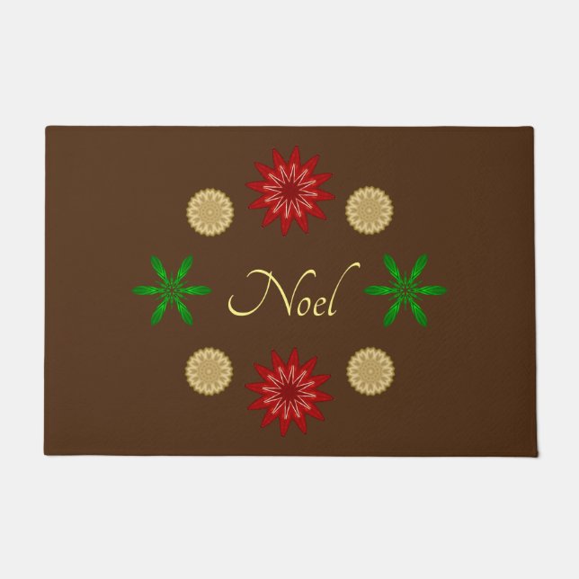 Red Green en Gold Noel Deurmat (Voorkant)