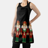 Red Green en Gold Nutcrackers Apron Schort (Insitu)
