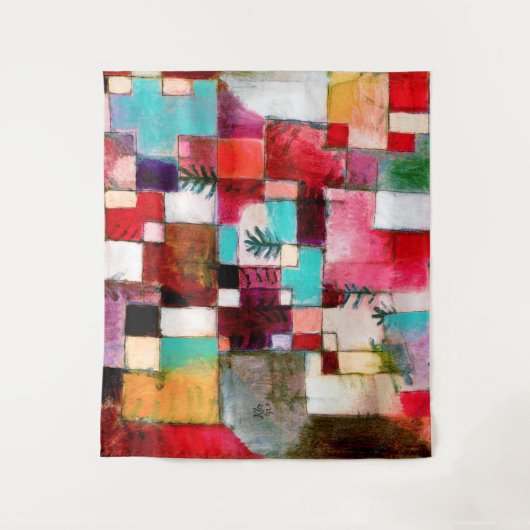 Red Green en Violet, Paul Klee Wandkleed (Voorkant)