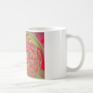 Red & Green Flora  Hakuna Matata Gifts Koffiemok