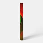 Red Green Floral Modern Abstract Art Pattern #21 Samsung Galaxy Hoesje (Linkerkant)