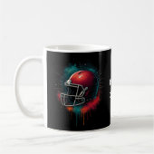 Red Green Football Helmet Kids Mug (Gauche)