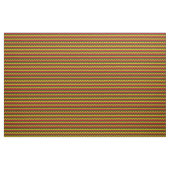 Red Green Hippie Chevron ZigZag Boho Pattern Stof (Yard (91,4 cm))