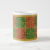 Red Green Holiday Gothique Jumbo Mug (Devant)