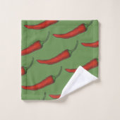 Red Green Hot Spicy Chili Chili Pepper Vegetable (Gant de toilette)