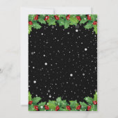 Red Green-kerstfeest voor bedrijven Kaart (Achterkant)