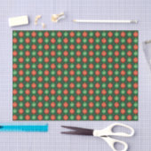 Red Green Kerstval blaast feestelijke feestdagen Tissuepapier (Craft)