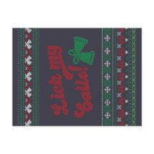 Red Green Lick My Balls Ugly kerst