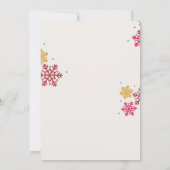 Red Green Minimalist Christmas Party Invitation (Dos)