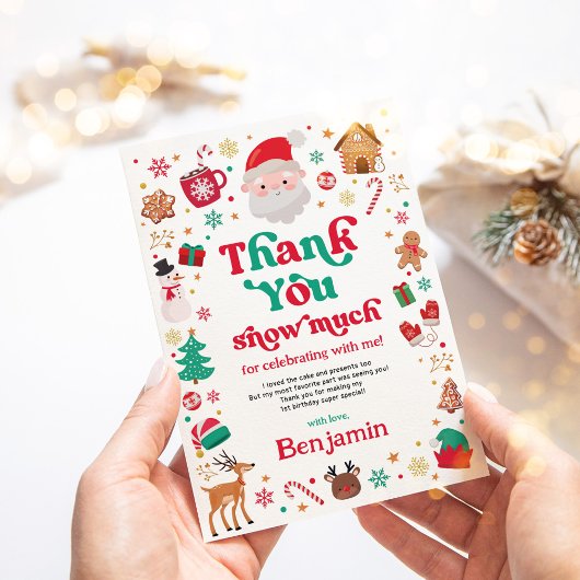 Red Green Noël Père Noël Anniversaire Carte de rem