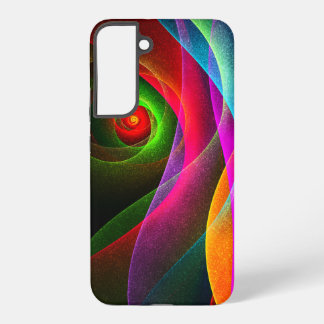 Red Green Orange Modern Abstract Art Pattern #22 Samsung Galaxy Hoesje