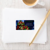 Red & Green présente des Étiquettes de adresse de  (En situation)