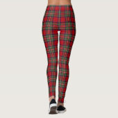 Red Green Royal Stewart Tartan Pattern Leggings (Achterkant)