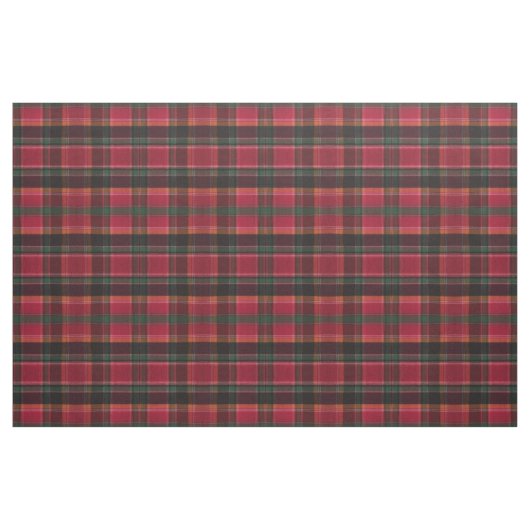 Red Green Squares Madras Pset Pattern Stof (Yard (91,4 cm))