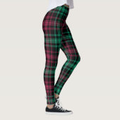 Red Green Trendy Plaid Leggings femmes (Droite)