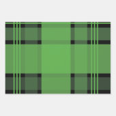 Red Green White Black Pset Pattern Stripes Gift Inpakpapier Vel (Voorkant 2)