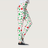 Red Green White Noël Leggings (Droite)