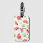 Red Green White Watermelons   Bagagelabel (Voorkant (verticaal))