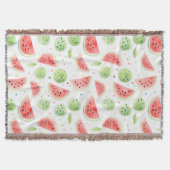 Red Green White Watermelons   Deken (Voorkant)