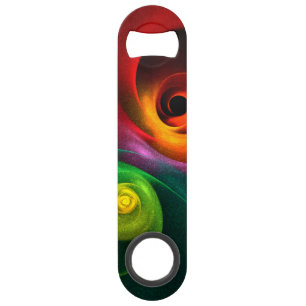 Red Green Yin Yang Moderne Motif d'art Abstrait #2