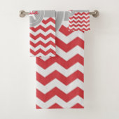 Red Grey Chevron (En situation)