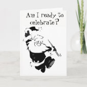 RED & GROEN CHRISTMAS - RED & WHITE FOR WINE!!! FEESTDAGEN KAART (Voorkant)