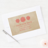 Red Grunge D20 Dice Gamer Enregistrer les stickers (Enveloppe)