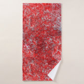 Red grunge textureabstract,ancient,art,background, (Serviette de bain)