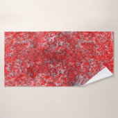 Red grunge textureabstract,ancient,art,background, (Serviette de bain)