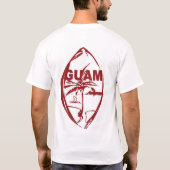 Red Guam Seal door Mich T-shirt (Achterkant)