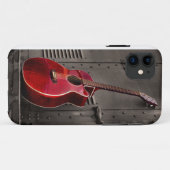 Red Guitar iPhone 5/5s mobiel Hoesje (Achterkant (horizontaal))