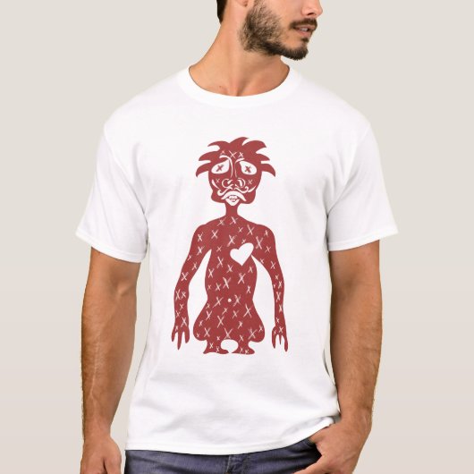 Red Guy White t-shirt (Voorkant)