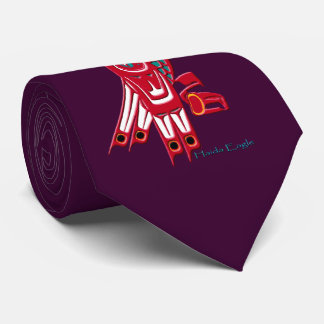 Red Haida Eagle Mode Stropdas
