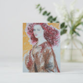 Red Hair Beauty Briefkaart (Staand voorkant)