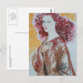 Red Hair Beauty Briefkaart (Voorkant / Achterkant)